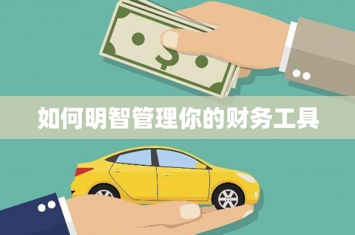 员林如何明智管理你的财务工具