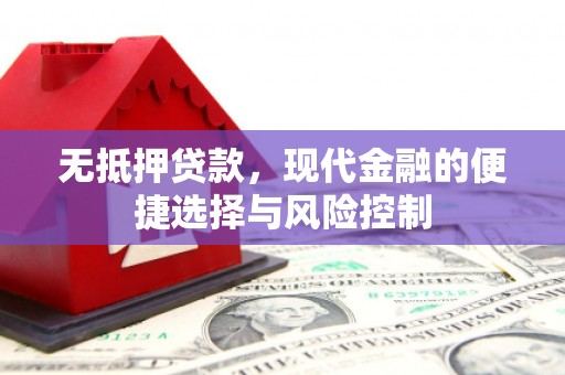员林无抵押贷款，现代金融的便捷选择与风险控制