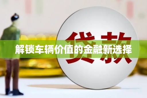 员林解锁车辆价值的金融新选择