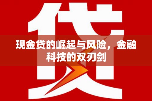 员林现金贷的崛起与风险，金融科技的双刃剑
