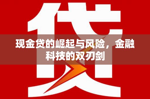员林现金贷的崛起与风险，金融科技的双刃剑