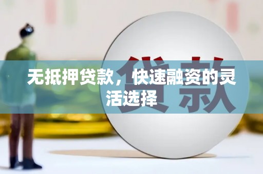 员林无抵押贷款，快速融资的灵活选择