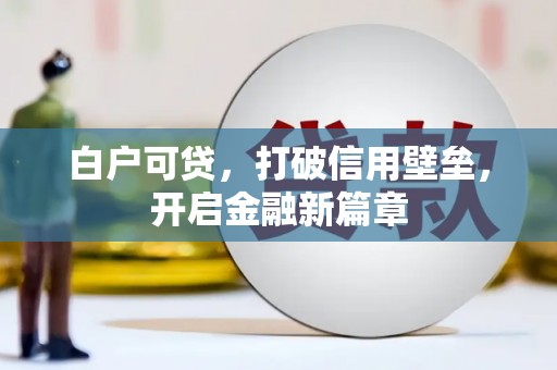 员林白户可贷，打破信用壁垒，开启金融新篇章