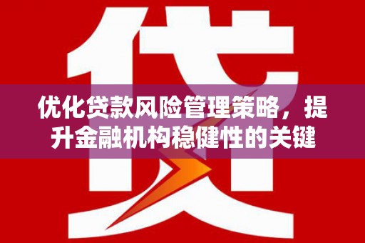 员林优化贷款风险管理策略，提升金融机构稳健性的关键