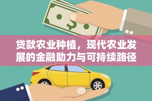 员林贷款农业种植，现代农业发展的金融助力与可持续路径