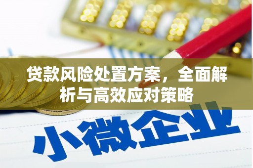 员林贷款风险处置方案，全面解析与高效应对策略