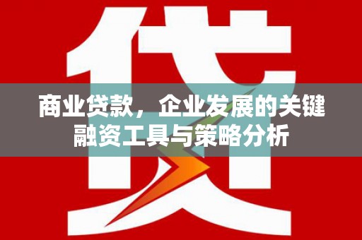 员林商业贷款，企业发展的关键融资工具与策略分析