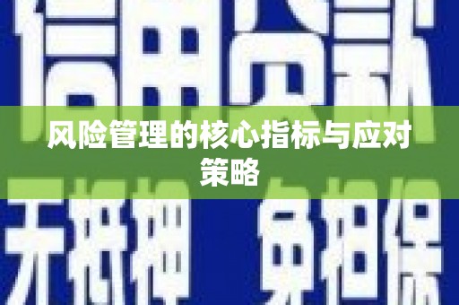 员林风险管理的核心指标与应对策略