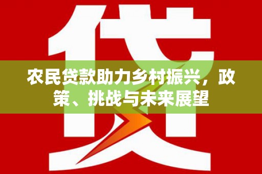 员林农民贷款助力乡村振兴，政策、挑战与未来展望
