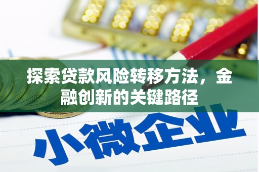 员林探索贷款风险转移方法，金融创新的关键路径