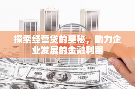 员林探索经营贷的奥秘，助力企业发展的金融利器