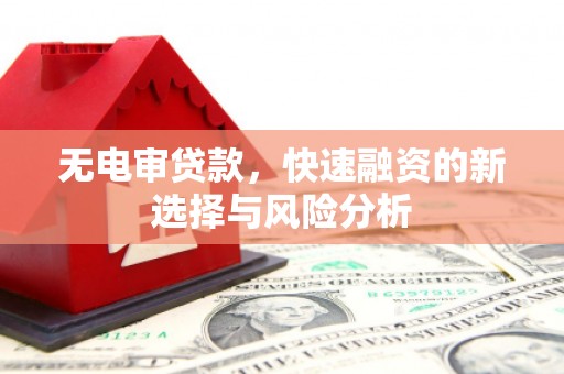 员林无电审贷款，快速融资的新选择与风险分析