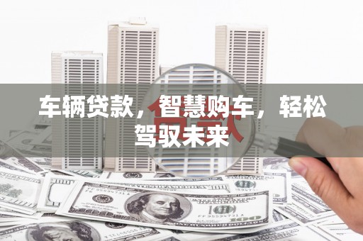 员林车辆贷款，智慧购车，轻松驾驭未来