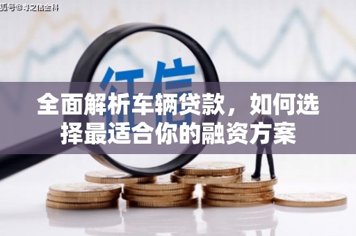 员林全面解析车辆贷款，如何选择最适合你的融资方案