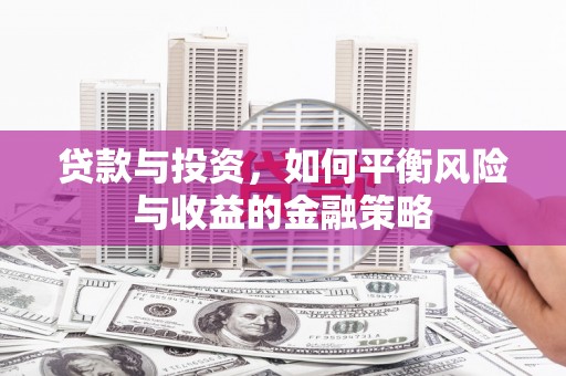 员林贷款与投资，如何平衡风险与收益的金融策略