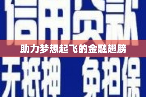 员林助力梦想起飞的金融翅膀