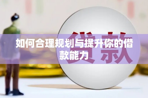 员林如何合理规划与提升你的借款能力