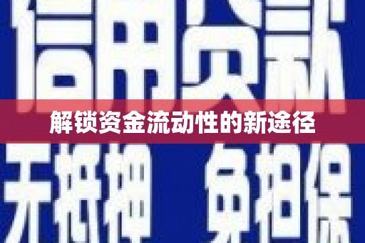 员林解锁资金流动性的新途径