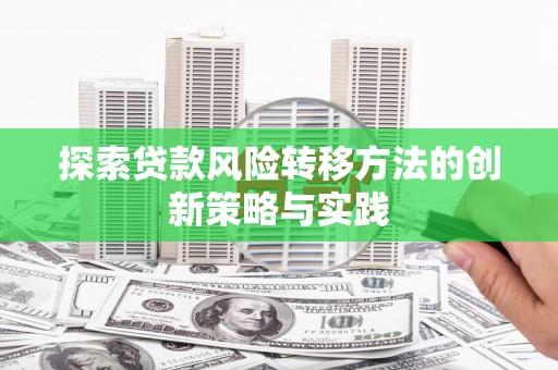 员林探索贷款风险转移方法的创新策略与实践